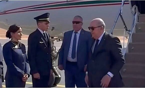 Arrivée du président de la République à Tindouf pour une visite de travail et d'inspection