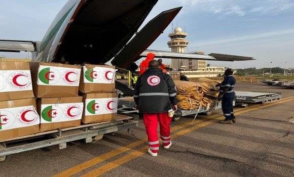 In accordance with the guidelines of the President of the Republic, delivery of humanitarian aid to Burkina Faso