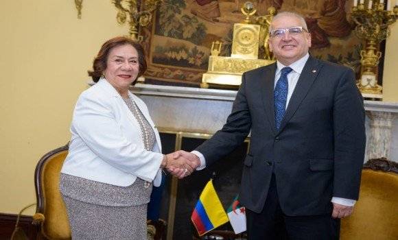 Magramane received in Bogota by the Colombian Minister of Foreign Affairs