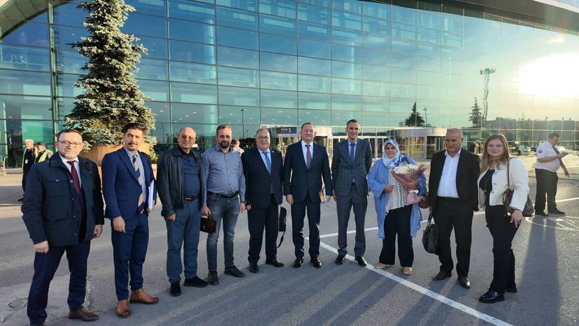The delegation from the Algeria-Russia Parliamentary Friendship Group at the Council of the Nation begins its visit to the Russian Federation
