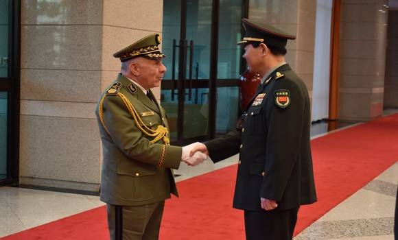 Army General Chanegriha received in Beijing by Chinese Army General Liu Zhenli