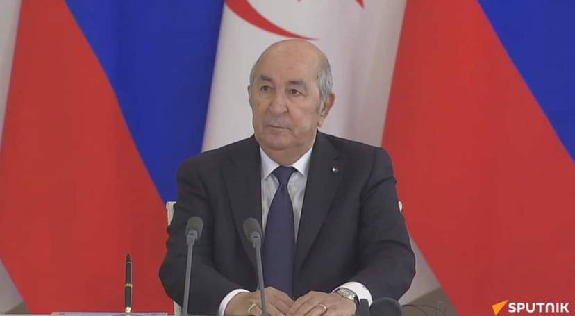 Speech by the President of the Republic, Mr. Abdelmadjid Tebboune during the signing ceremony of the joint agreements with Russia.