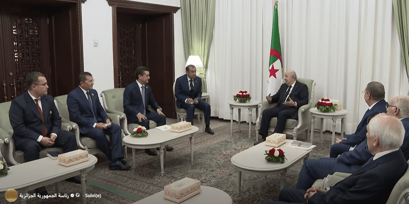 رئيس الجمهورية عبد المجيد تبون يستقبل وزير خارجية أوزبكستان